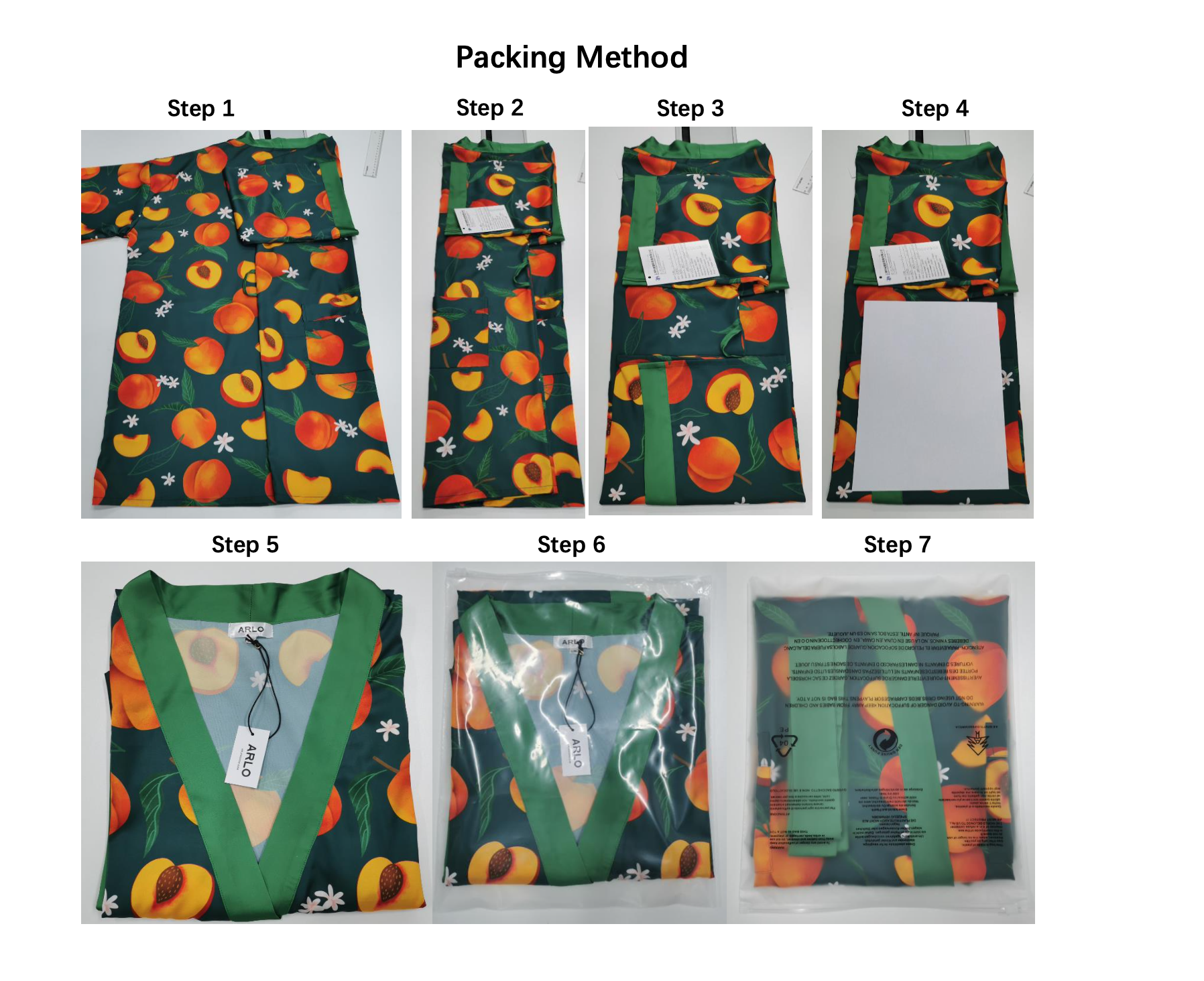 Seven-step packing method composite